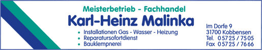 Logo Malinka Haustechnik GmbH